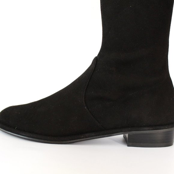 NEW STUART WEITZMAN Kneezie Black Suede Tall Boots - Picture 11 of 13